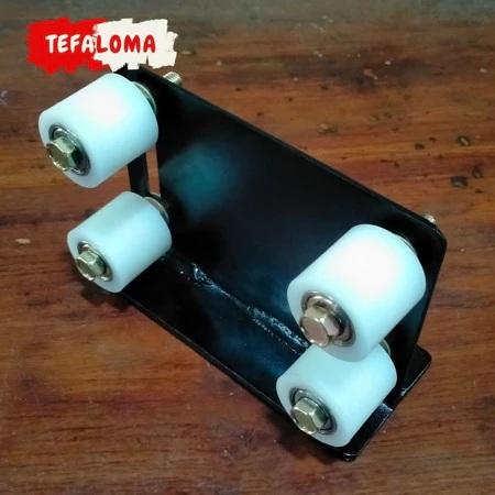 BRACKET Roller/Roda Pagar Nilon digunakan sebagai dudukan Roller/Roda nilon